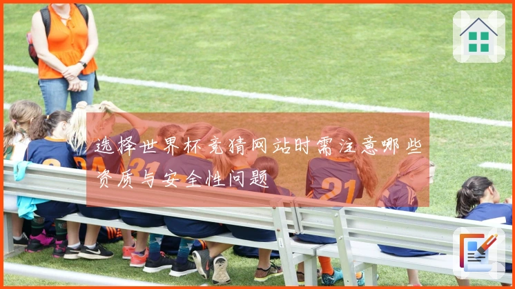 选择世界杯竞猜网站时需注意哪些资质与安全性问题